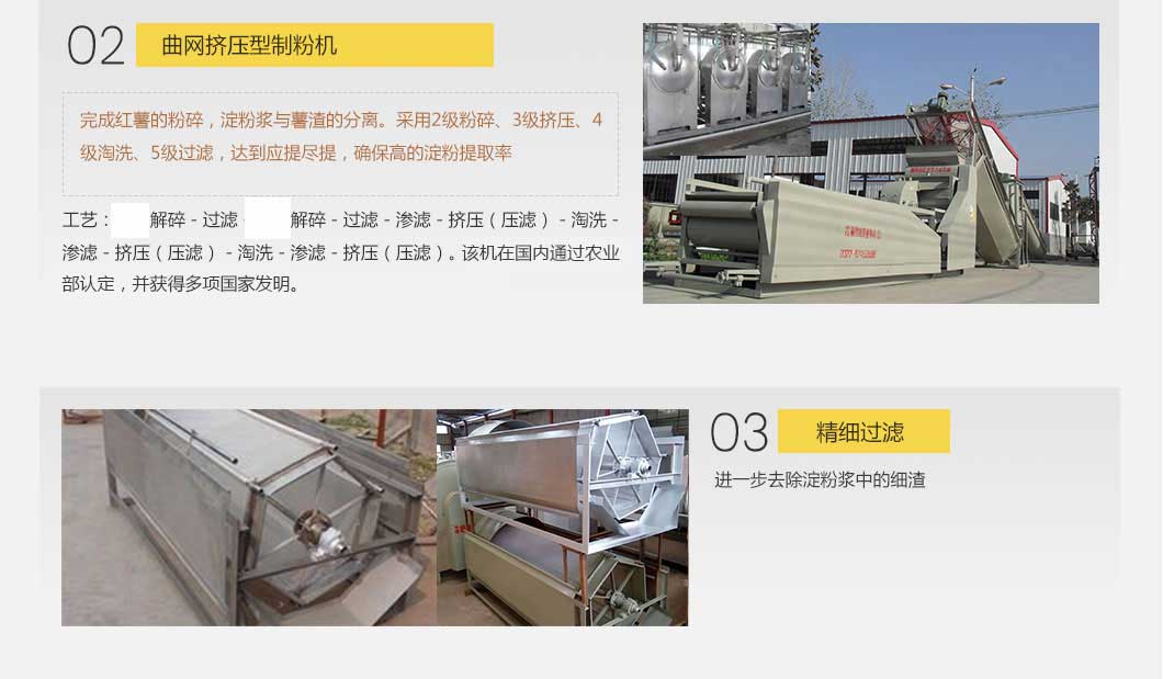 经济型淀粉生产线