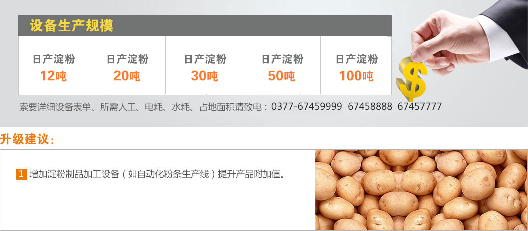 标准型淀粉生产线