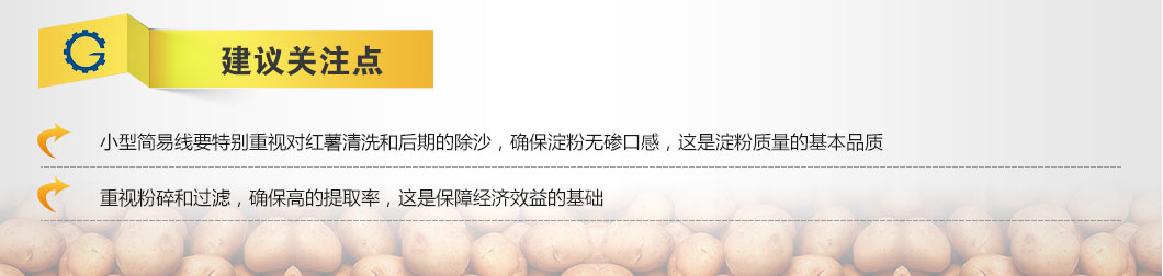 简易型淀粉生产线