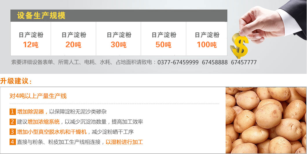 简易型淀粉生产线
